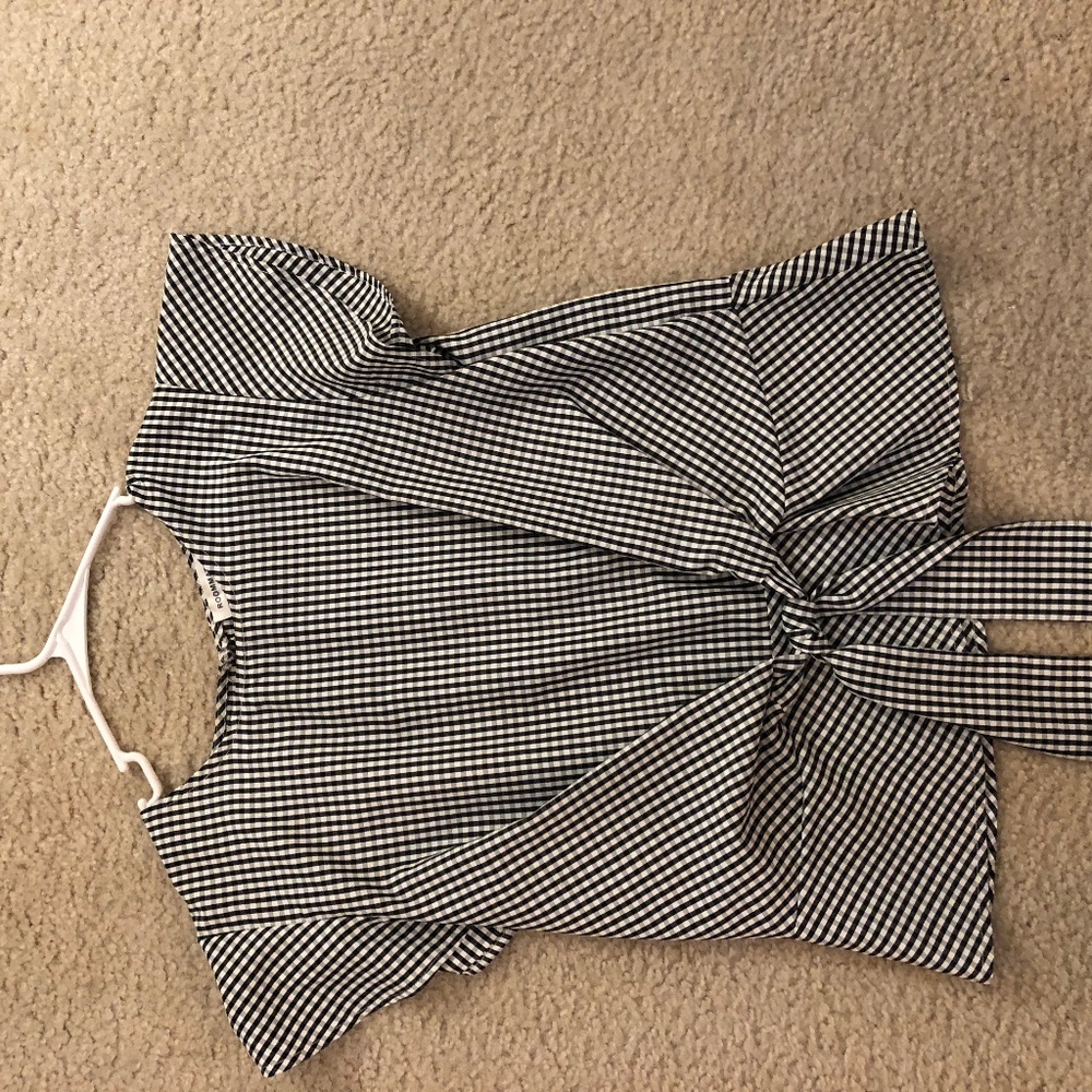 gingham top